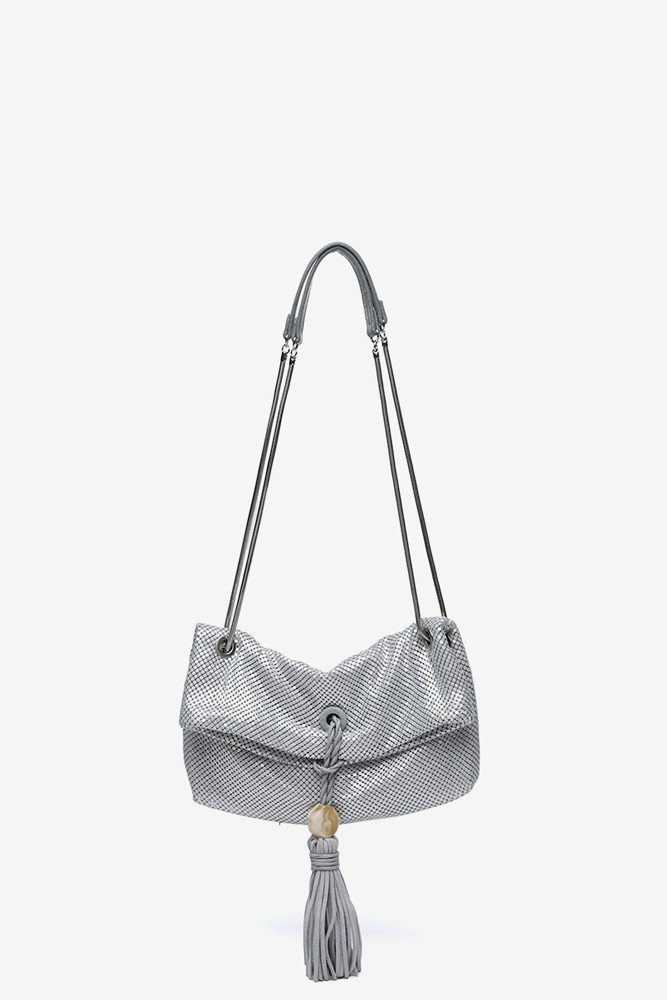 Abbacino Bolso de fiesta en malla metálica blanca Rebajas top
