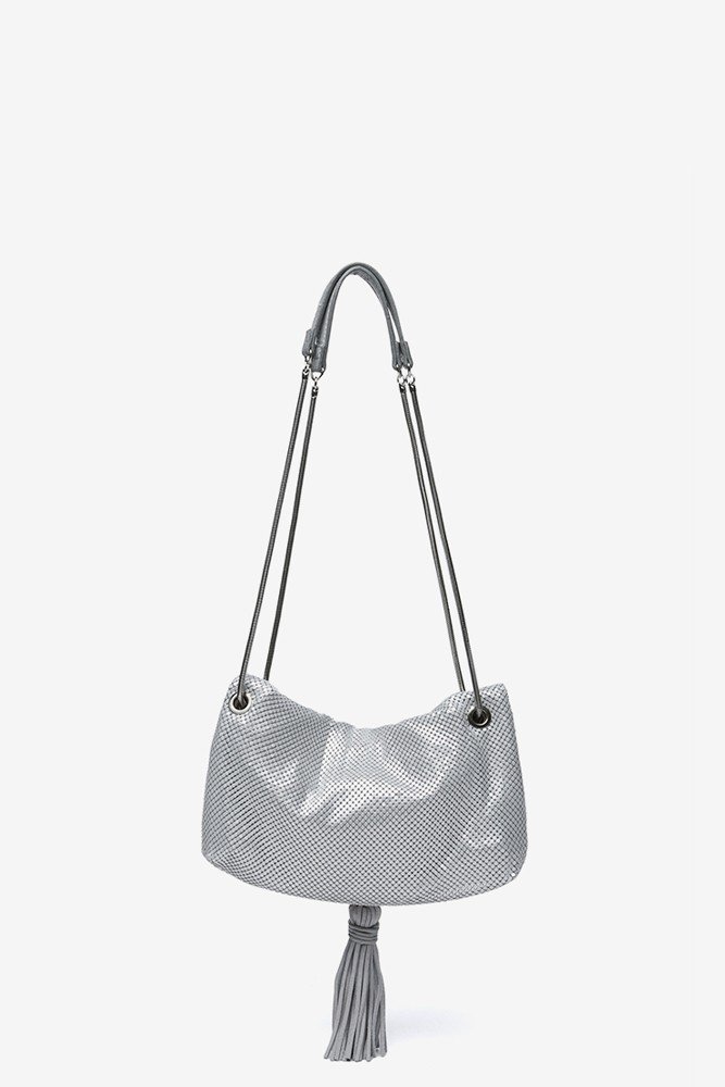 Abbacino Bolso de fiesta en malla metálica blanca Rebajas top