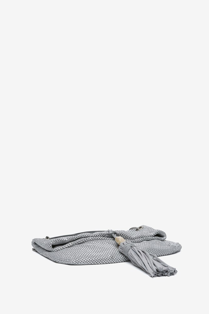 Abbacino Bolso de fiesta en malla metálica blanca Rebajas top