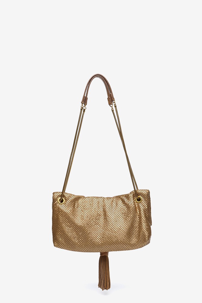 Abbacino Bolso de fiesta en malla metálica dorada Envío gratis