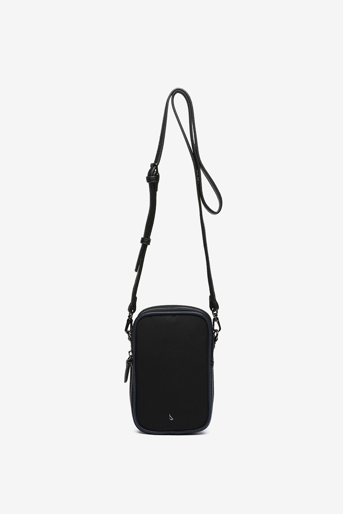 Abbacino Bolso para el móvil en materiales reciclados negro Último día