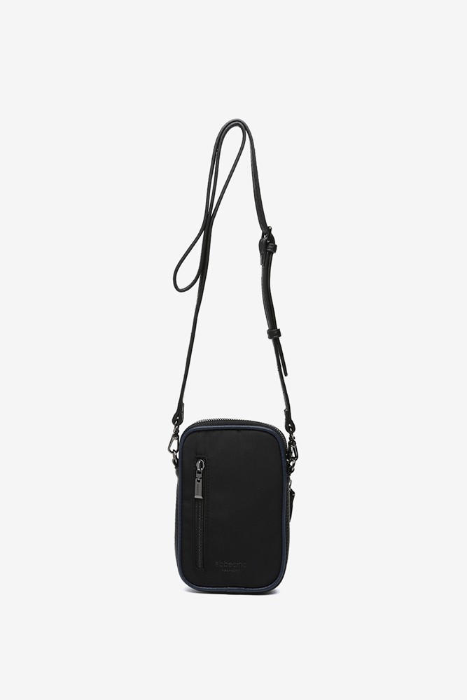 Abbacino Bolso para el móvil en materiales reciclados negro Último día