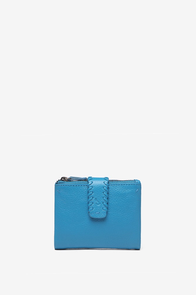 Abbacino Cartera pequeña de piel en azul Limitado a 3 días