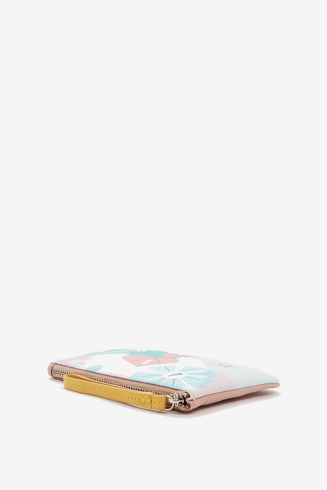 Abbacino Monedero de mujer en piel con print floral Oferta exclusiva