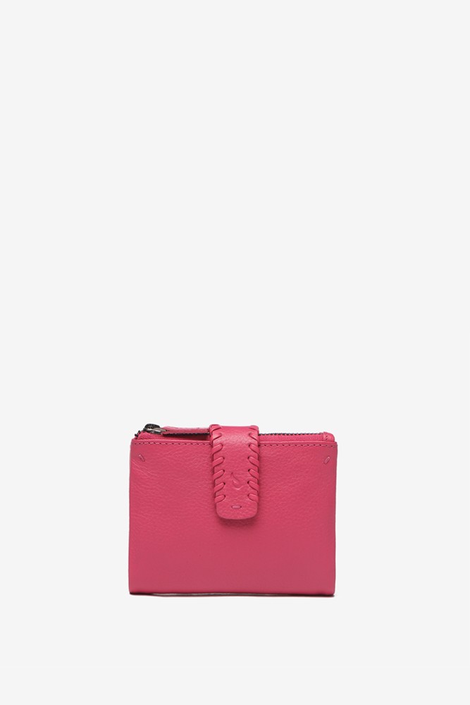 Abbacino Cartera pequeña de piel en fucsia Última moda