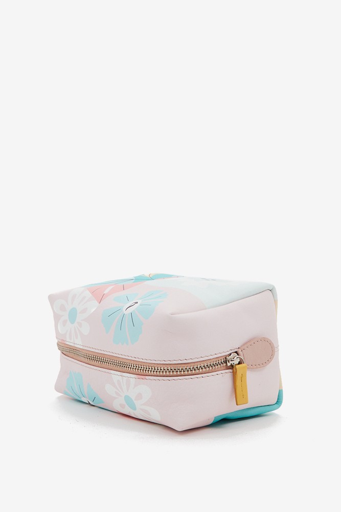 Abbacino Neceser grande de mujer en piel con print floral Grandes ahorros