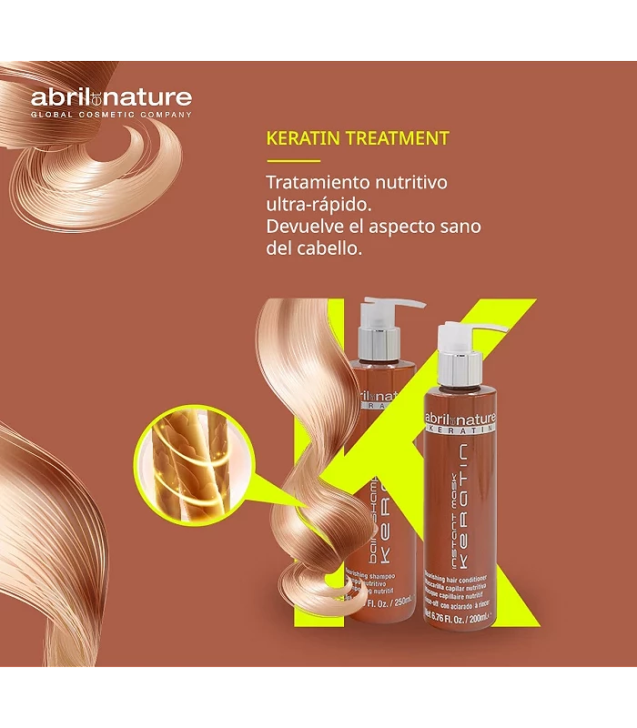 Abril et nature Pack Keratin restaurador y regenerador con queratina Limitado a 3 días