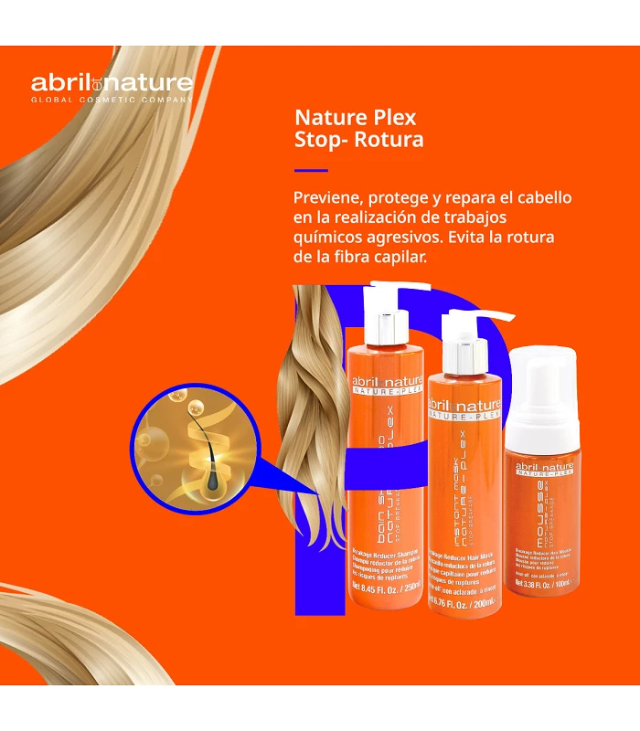 Abril et nature Pack Nature-Plex previene repara y protege el cabello teñido Libre de impuestos