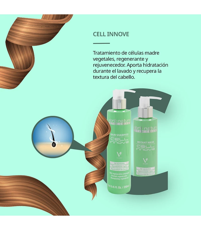Abril et nature Pack Cell Innove regenera y rejuvenece el cabello Última moda