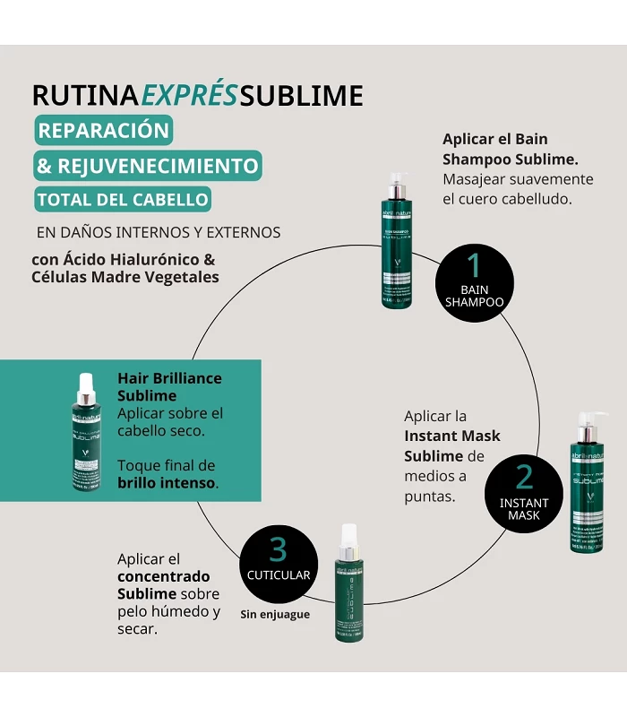 Abril et nature Spray Brilliance Sublime para Toque Final de Brillo con Ácido Hialurónico Oferta especial
