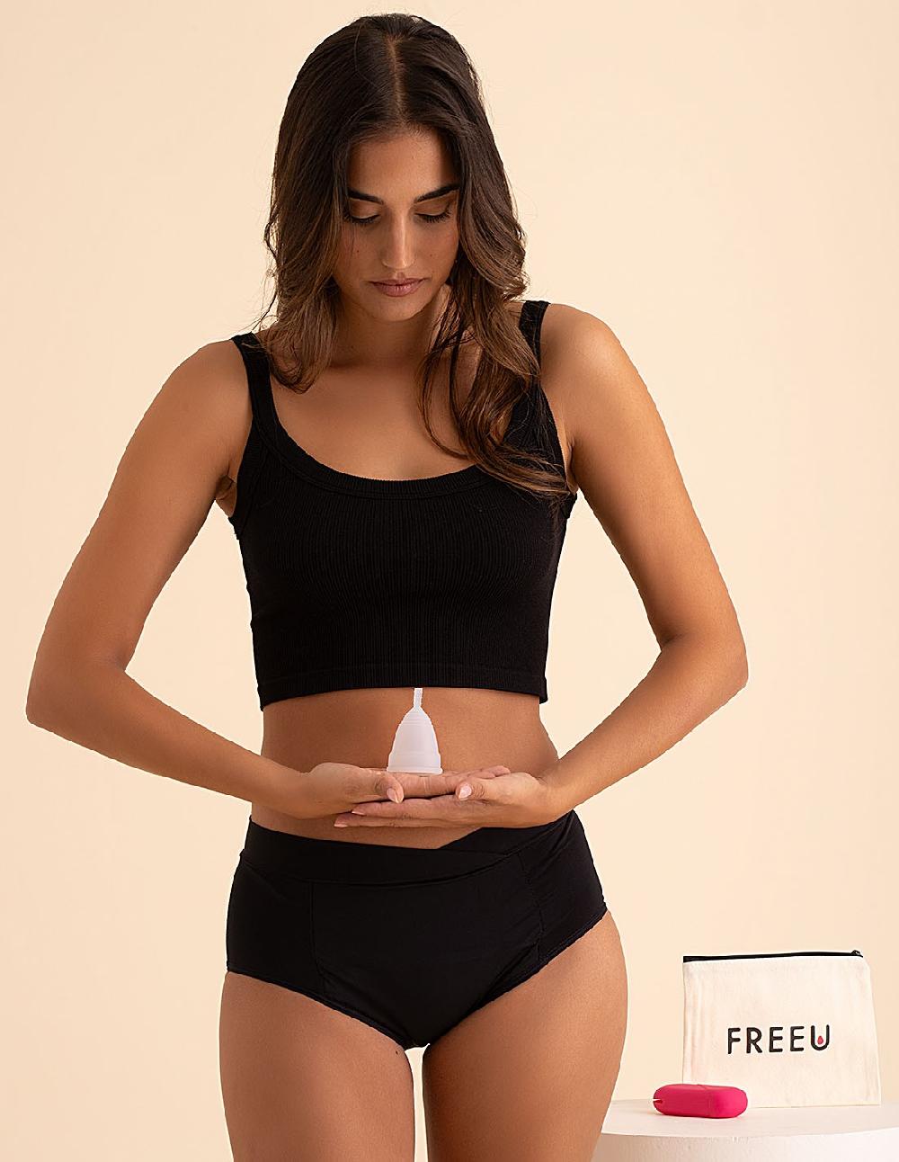 Anaissa Copa menstrual + Funda estuche + Neceser de tela FreeUcup Oferta especial de fábrica