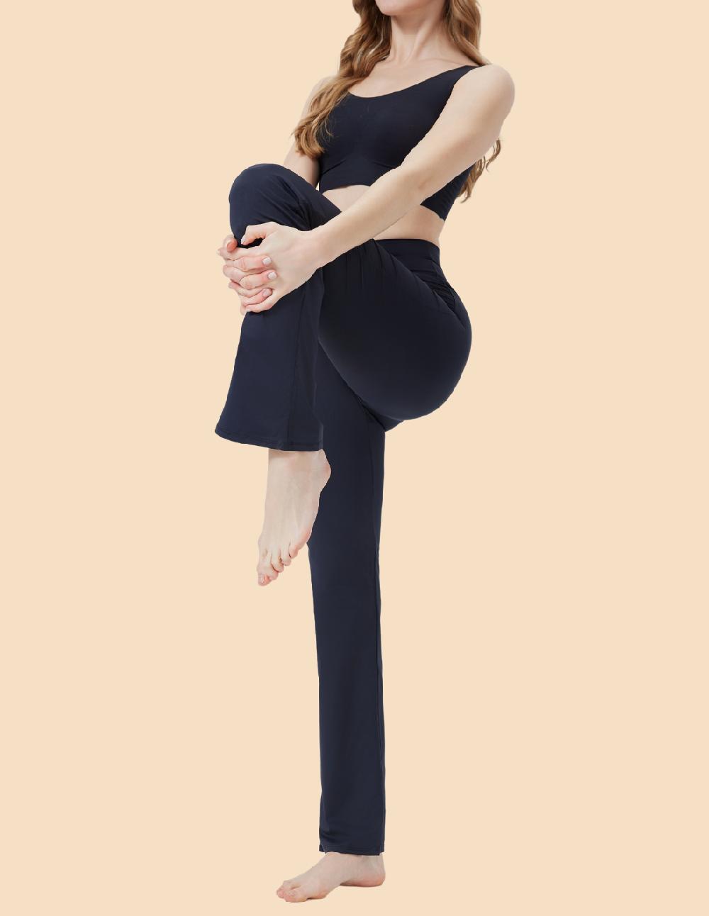 Anaissa Leggings pantalón moldeador acampanados flare Mónaco Promoción por tiempo limitado