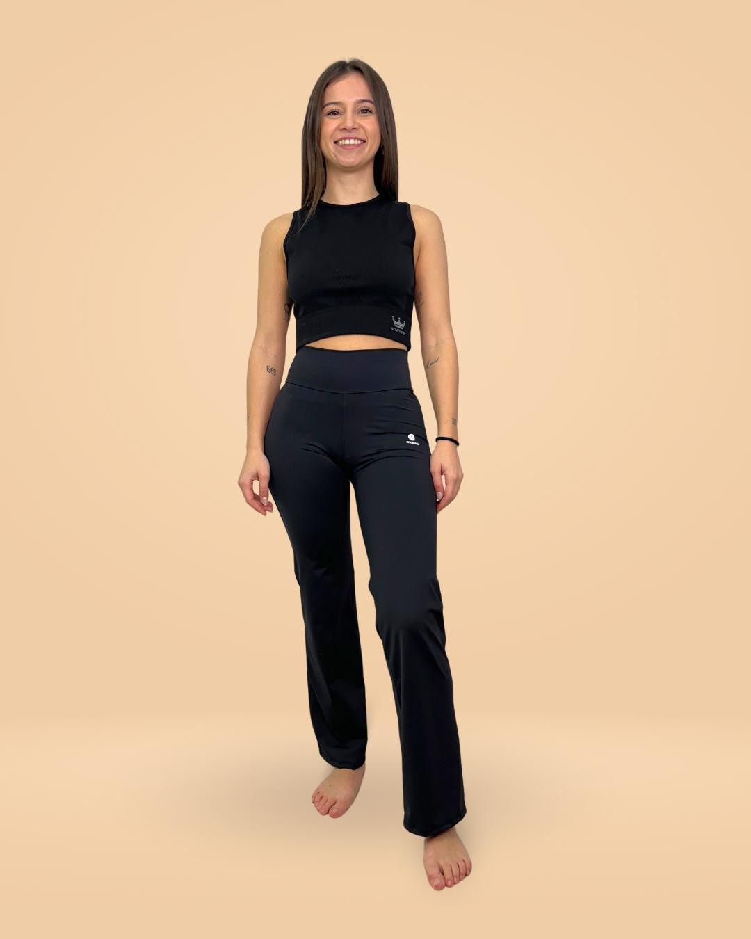 Anaissa Leggings pantalón moldeador acampanados flare Mónaco Promoción por tiempo limitado