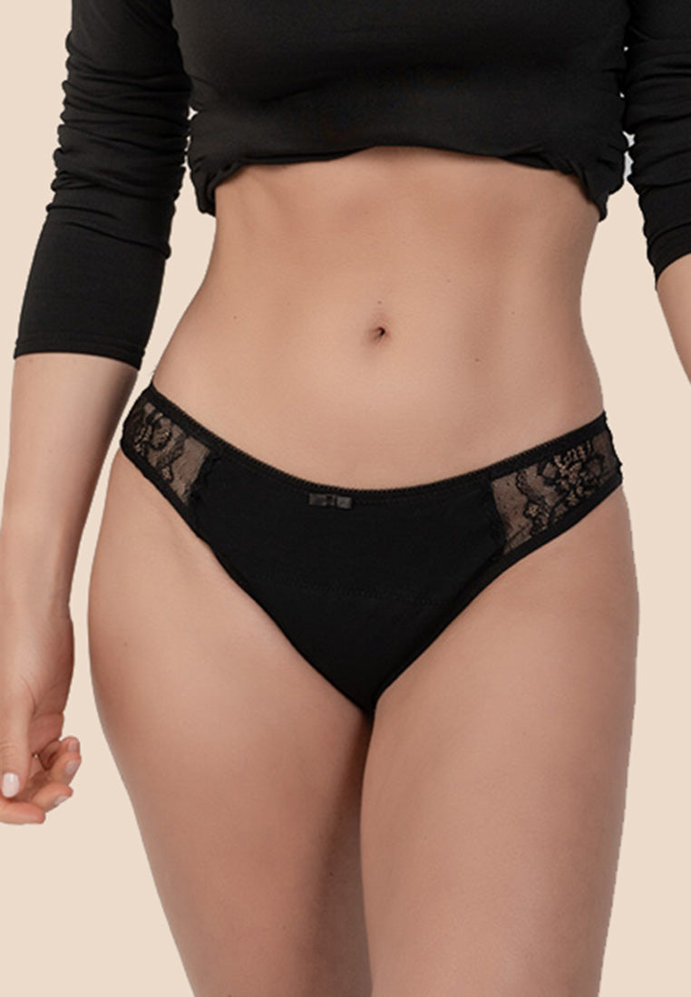 Anaissa Set 5 bragas menstruales reutilizables de algodón flujo abundante Lola Promoción trimestral