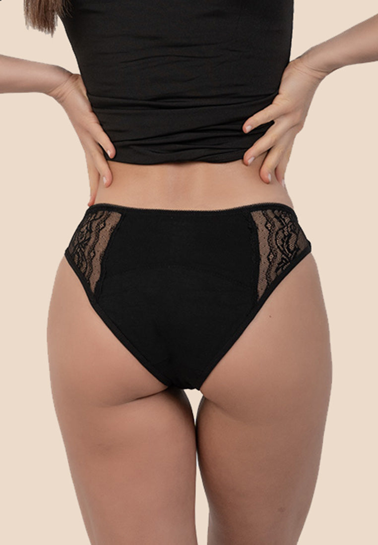 Anaissa Set 5 bragas menstruales reutilizables de algodón flujo abundante Lola Promoción trimestral