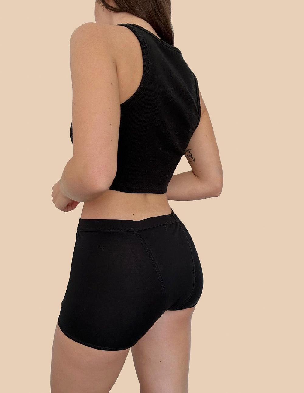 Anaissa Short menstrual fabricada en bambú flujo abundante- Incontinencia- Protección de fugas Amélie Ahorra y exporta