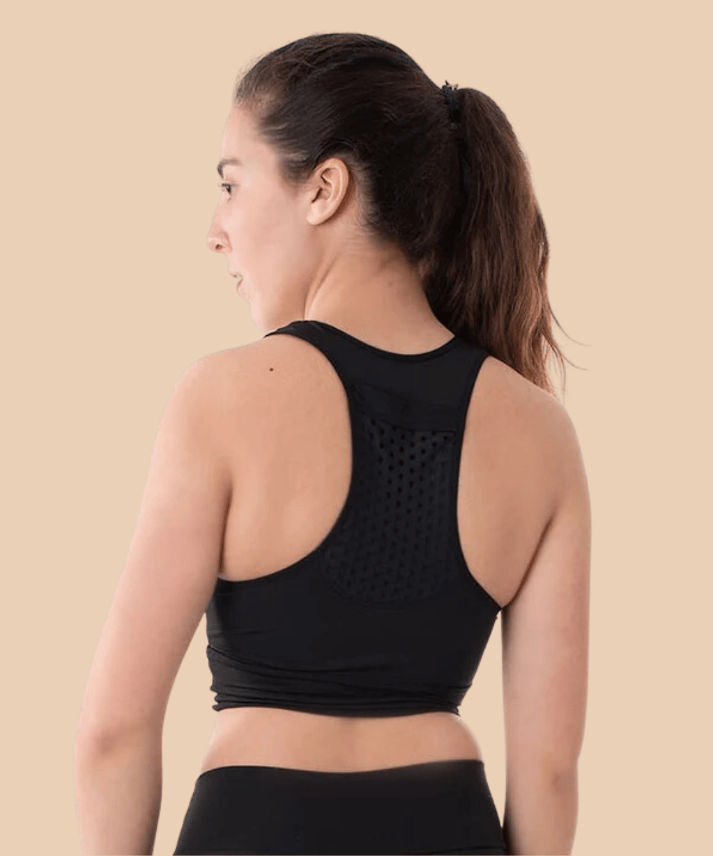 Anaissa Top deportivo con bolsillo Cutback Última moda