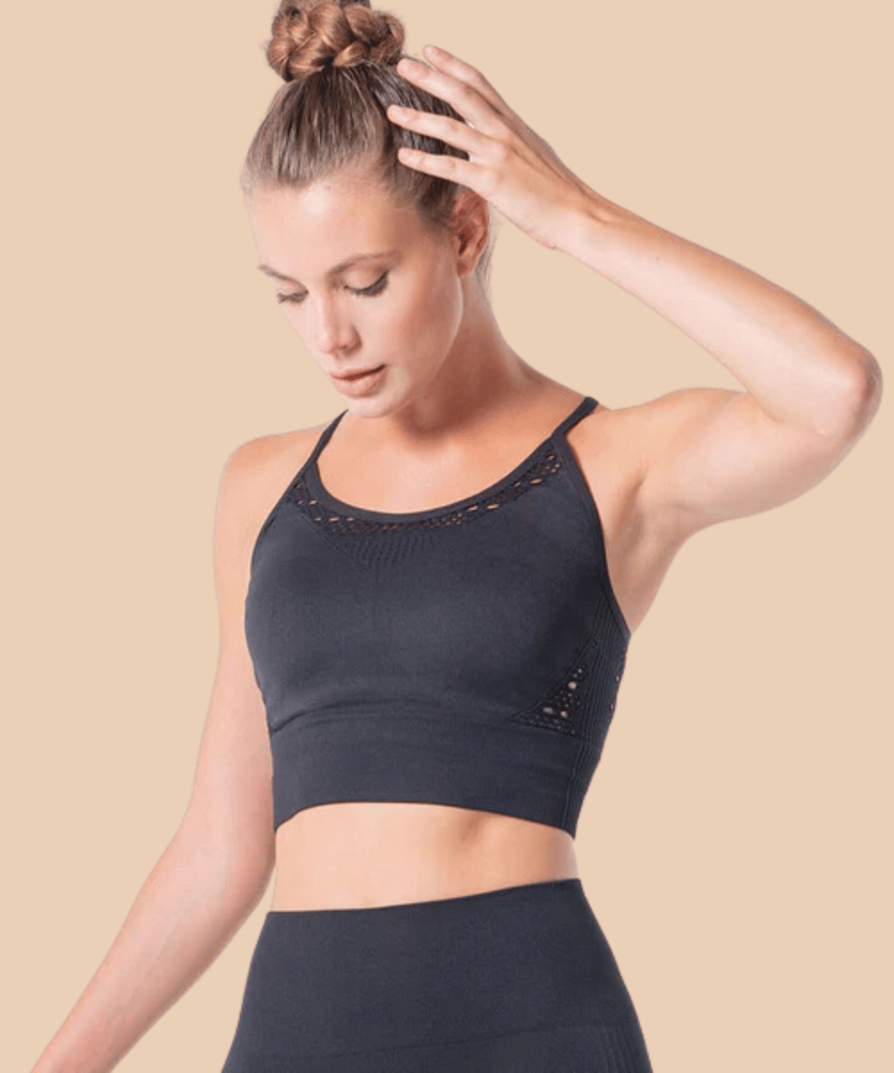 Anaissa Top deportivo con fibra Emana 3D Bali Descuento por venta flash
