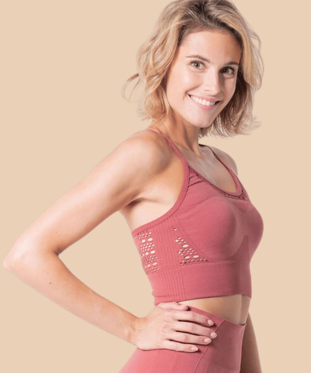 Anaissa Top deportivo con fibra Emana 3D Bali Descuento por venta flash