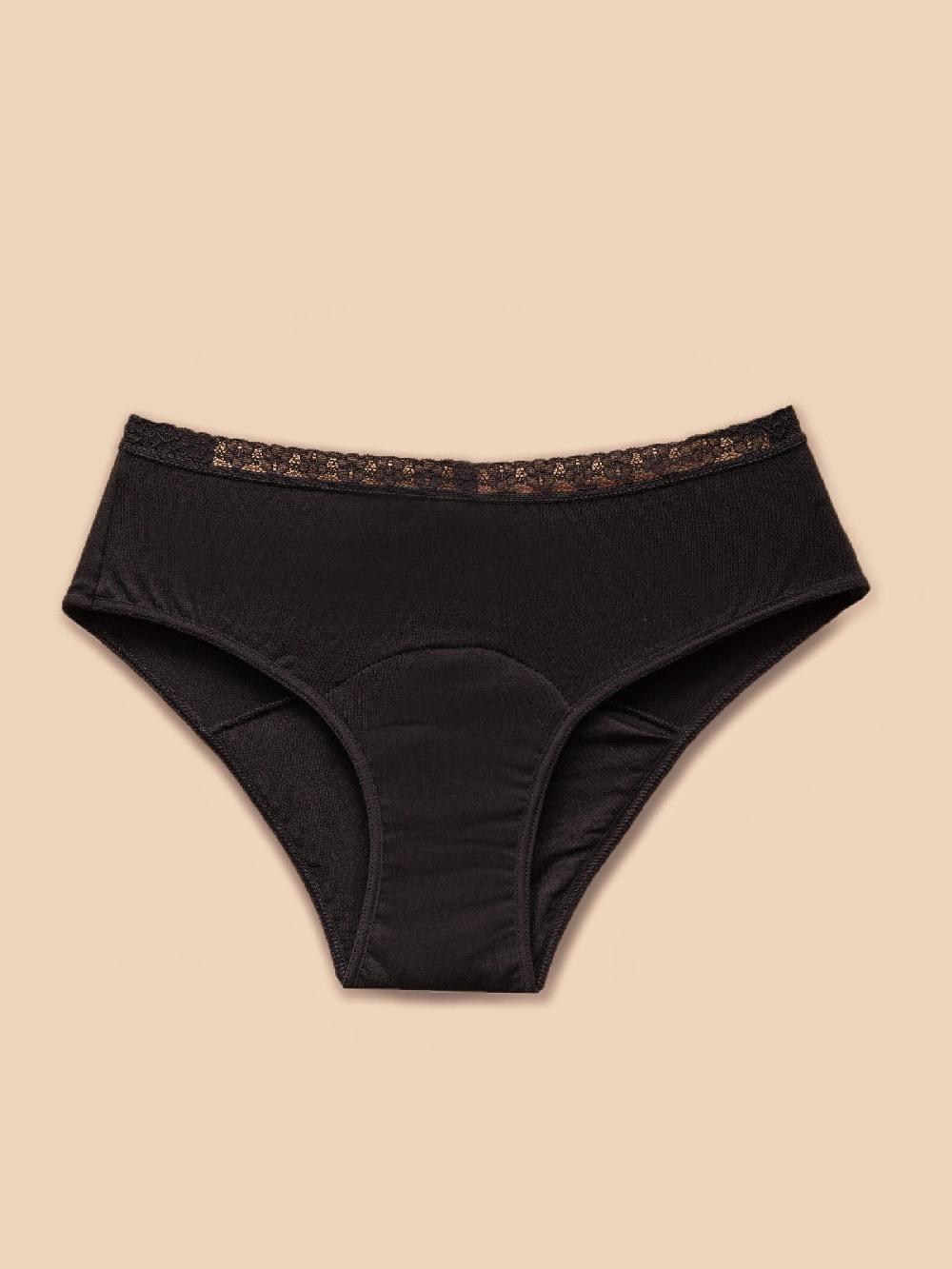 Anaissa Pack 2 Bragas menstruales de algodón flujo ligero a moderado Chantell Descuento