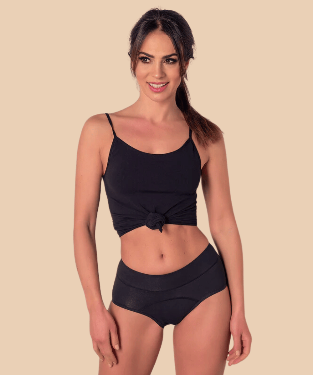 Anaissa Pack 2 bragas menstruales de algodón para incontinencias leves a prueba de fugas Indy Tienda