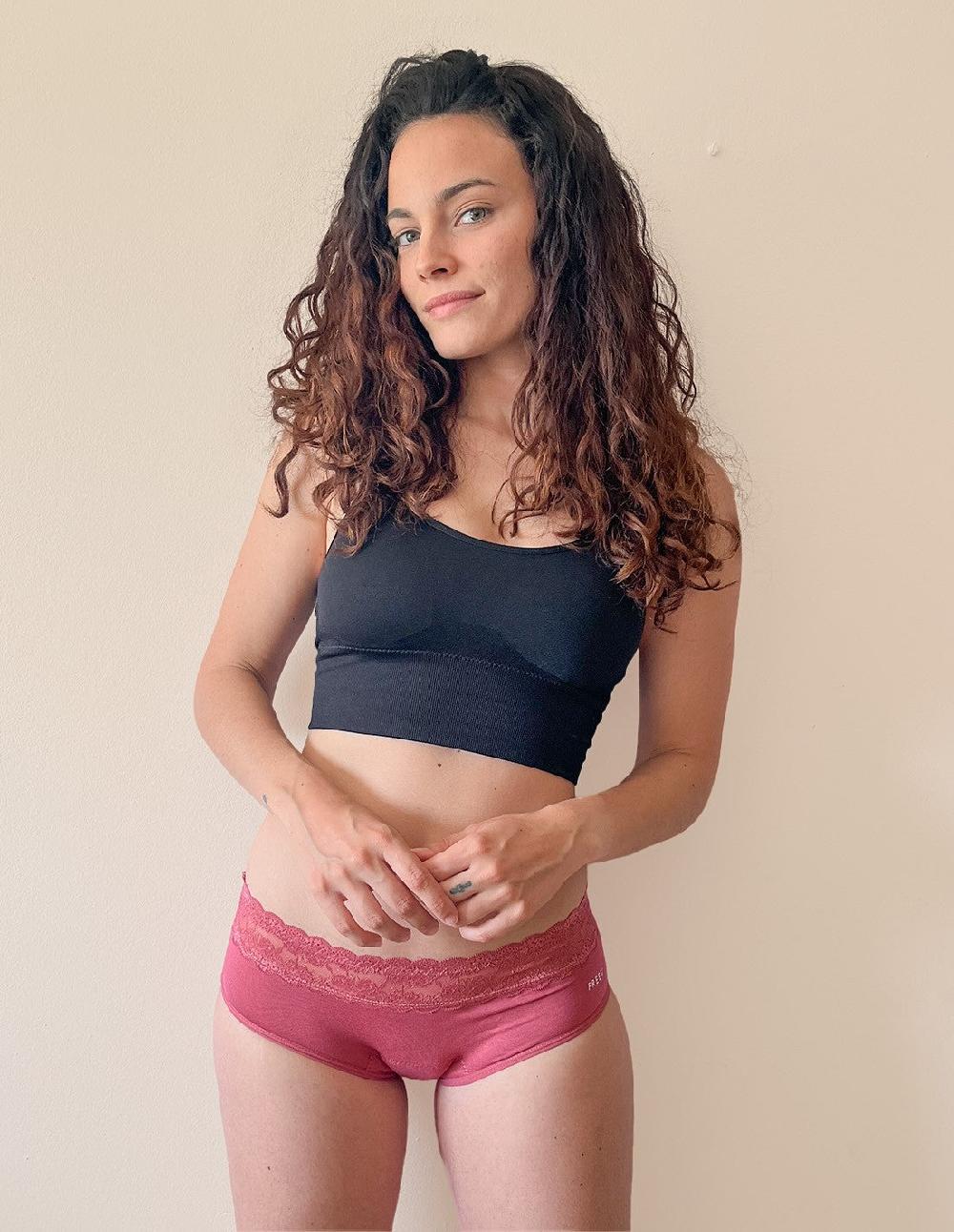 Anaissa Pack 2 Bragas menstruales reutilizables fabricadas en bambú flujo abundante Lola Envío gratis