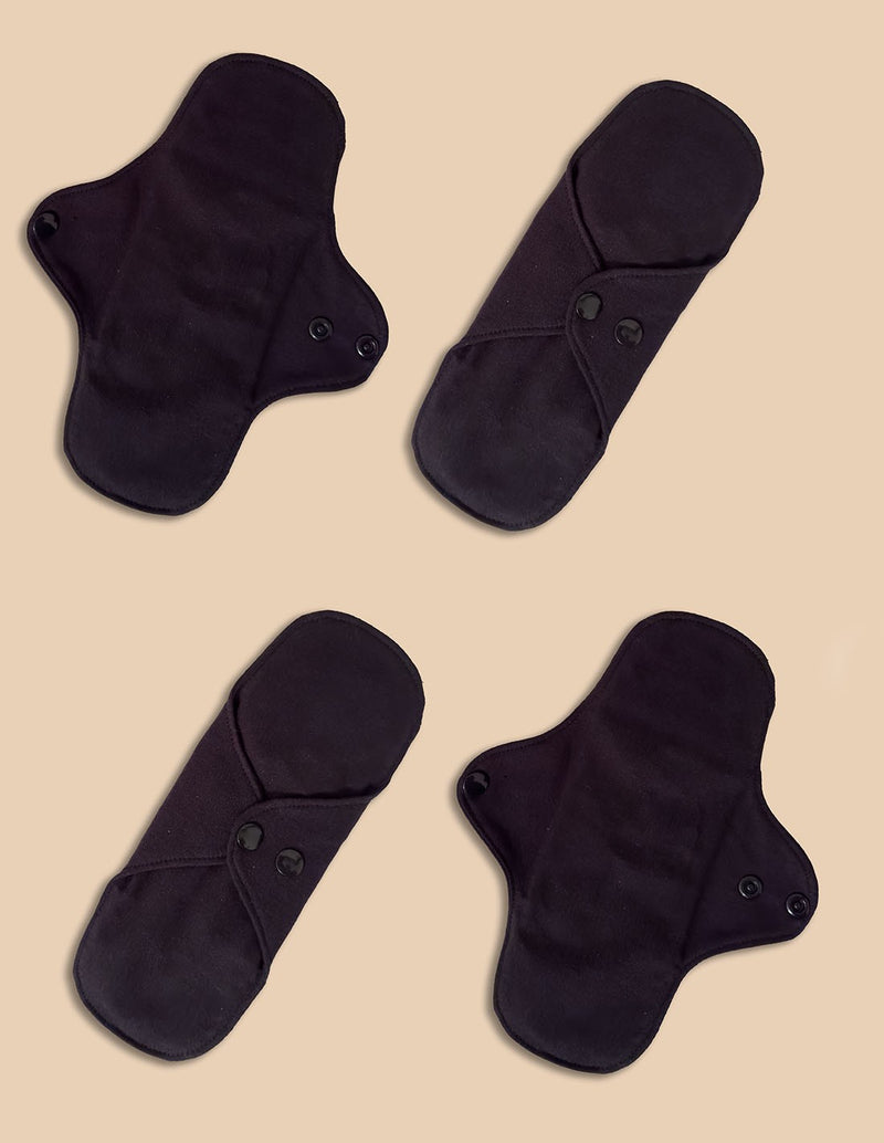 Anaissa Pack 4 compresas reutilizables de algodón extraabsorbentes para la recuperación posparto u incontinencias graves UY Envío internacional gratuito