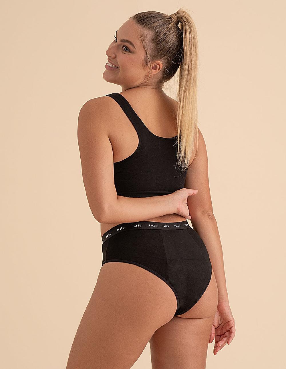 Anaissa Pack de 3 Bragas menstruales flujo moderado para niñas Logos FreeU Ahorra y exporta