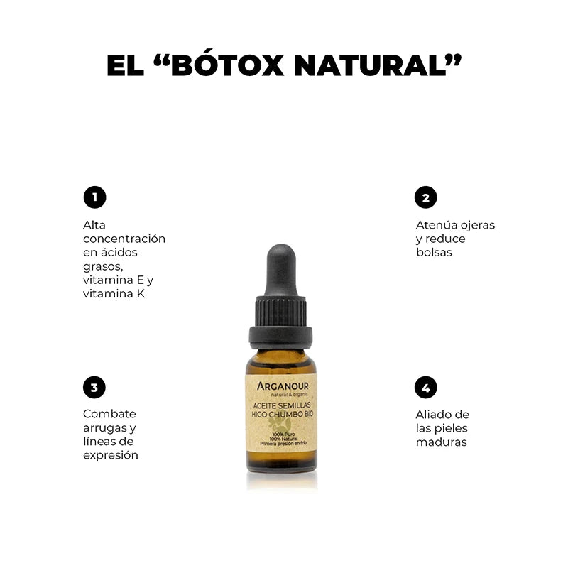 Arganour Aceite de semillas de higo chumbo 100% puro Limitado a 3 días