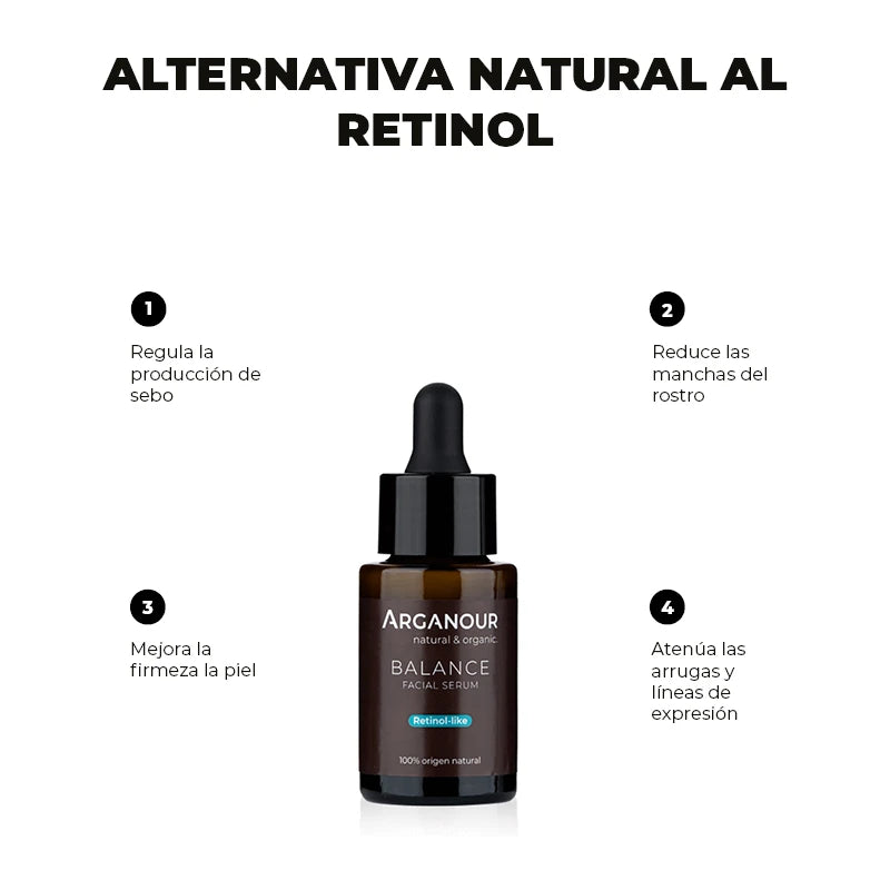 Arganour Balance - Sérum con Revinage | Retinol-Like Oferta exclusiva