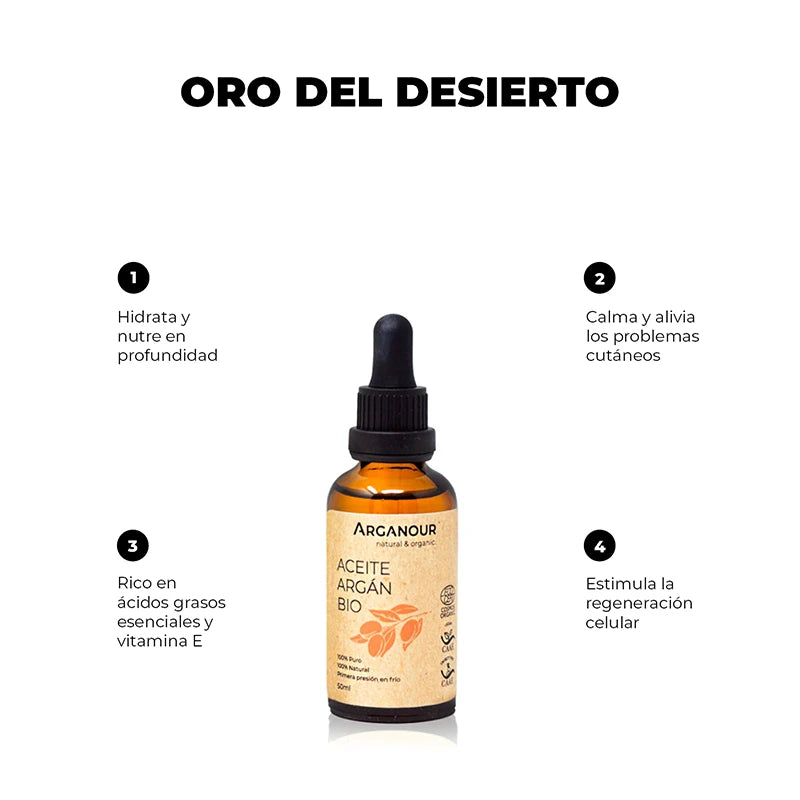 Arganour Aceite de argán 100% puro Solo hoy