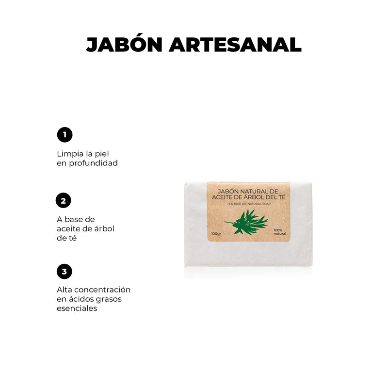Arganour Jabón natural con aceite de árbol del té Outlet online