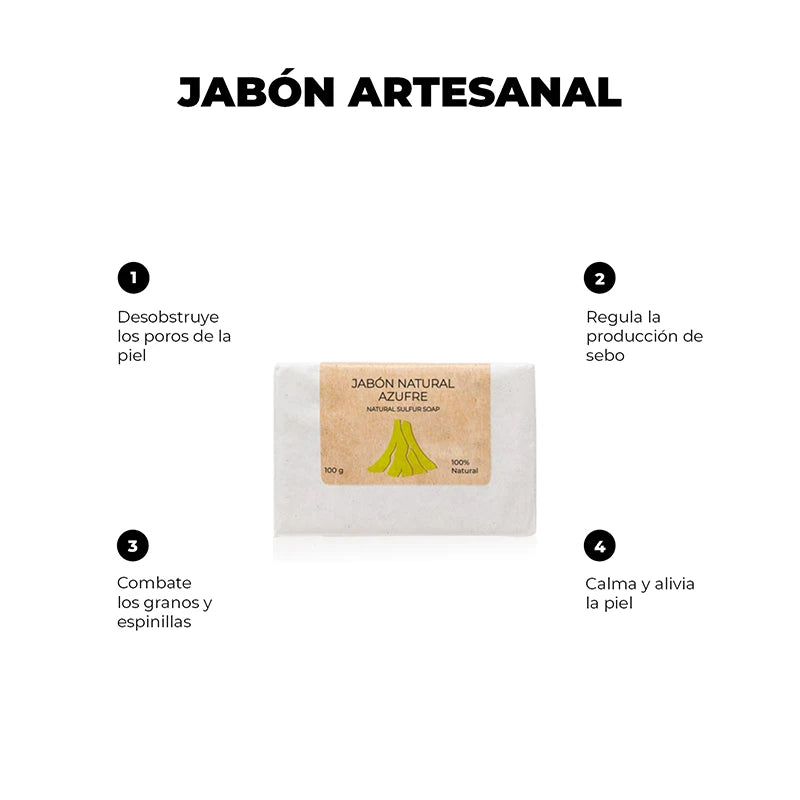 Arganour Jabón natural de azufre En oferta