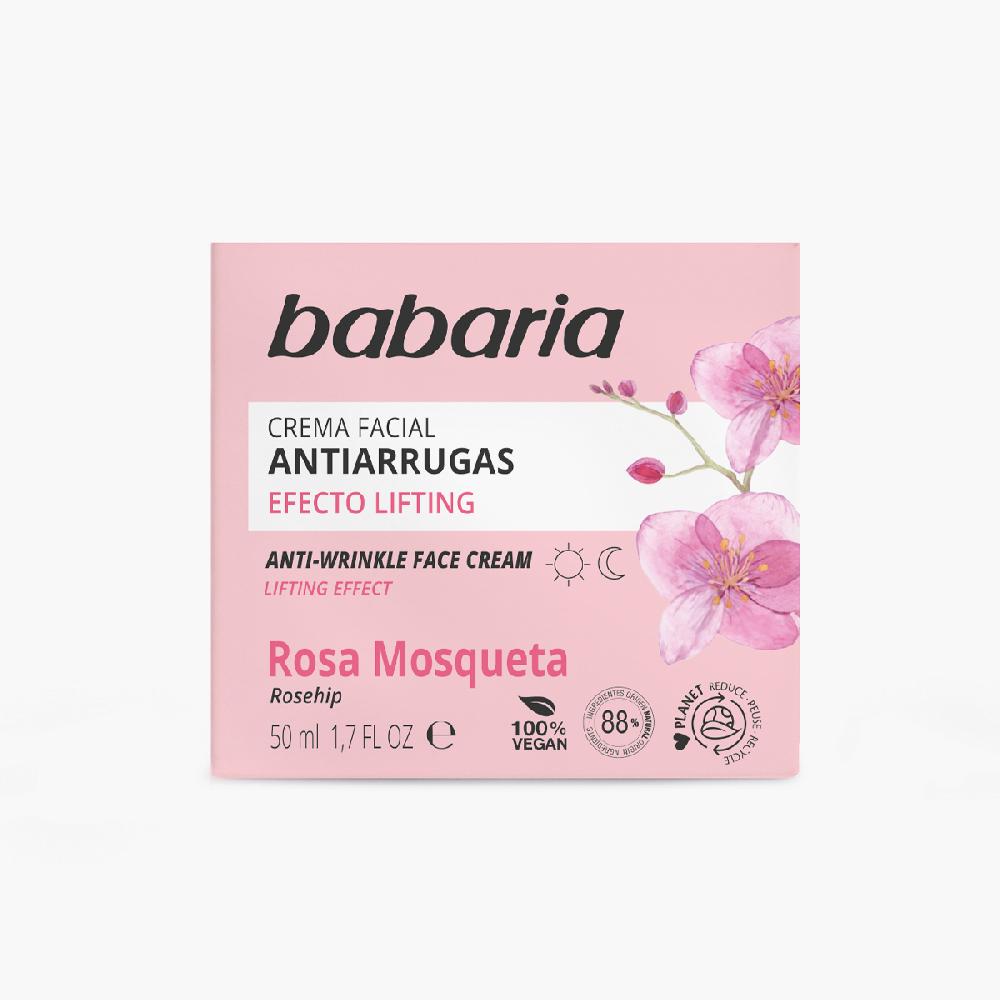 Babaria Crema Facial Antiarrugas Rosa Mosqueta