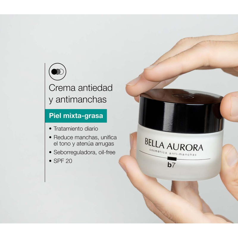 Bella Aurora b7 Crema antiedad y antimanchas para piel mixta-grasa En oferta