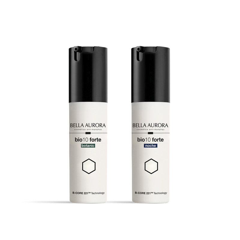 Bella Aurora Tratamiento Intensivo con Activos Naturales. bio10 forte Botanic + Noche