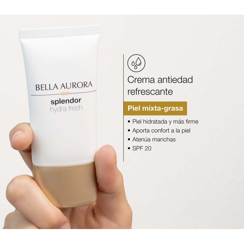 Bella Aurora Splendor Hydra fresh crema anti-edad refrescante Mejor oferta