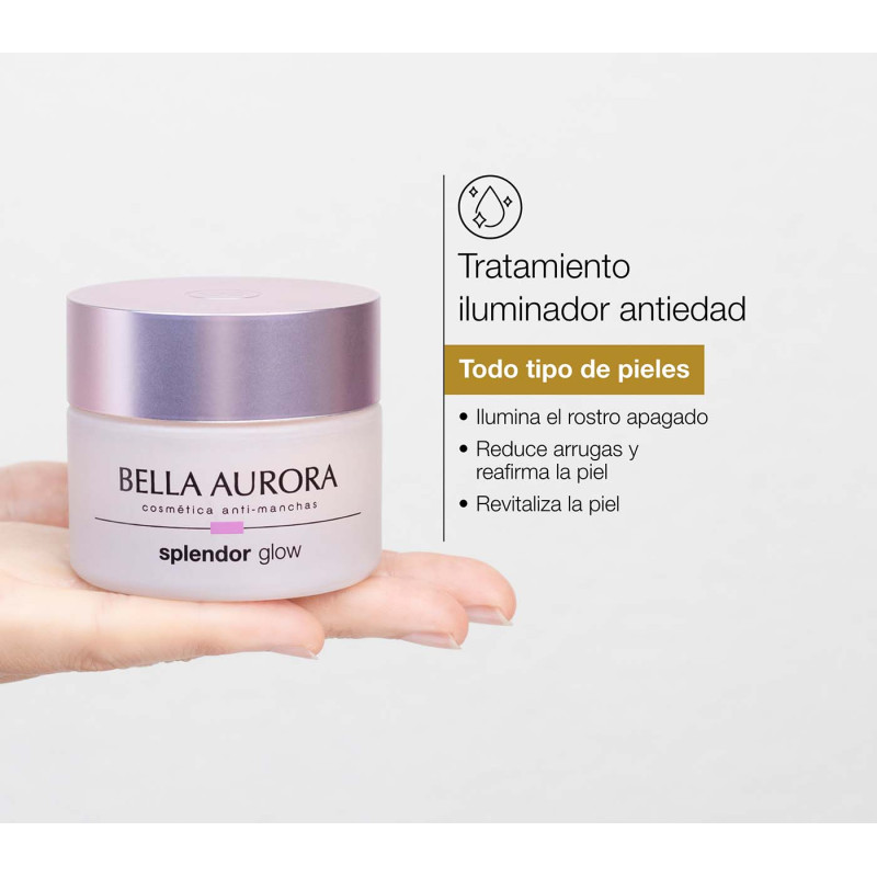 Bella Aurora Splendor Glow Día. Tratamiento iluminador antiedad Envío gratis