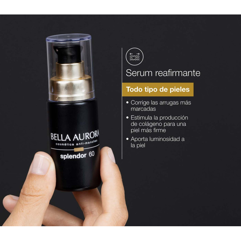 Bella Aurora Splendor +60 sérum hidratante y reafirmante antiedad Últimos 2 días