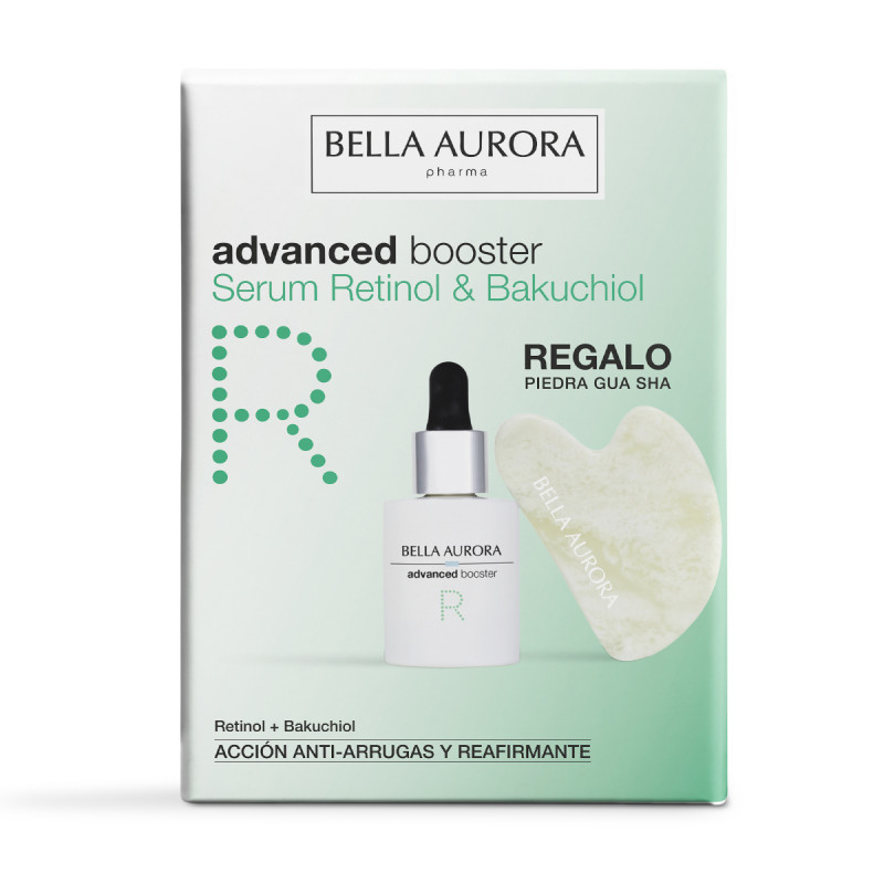 Bella Aurora Pack advanced booster Retinol & Bakuchiol + Gua sha Oferta exclusiva