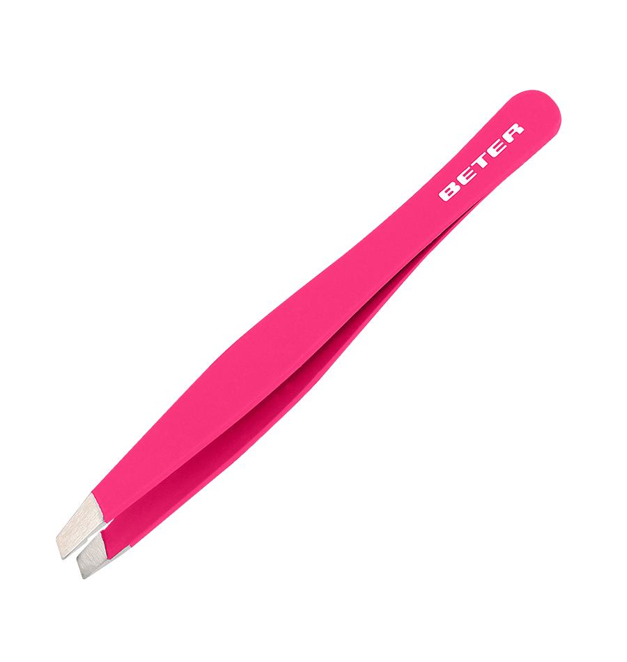 Beter Pinza de depilar punta oblicua Soft Touch Rebajas de fábrica