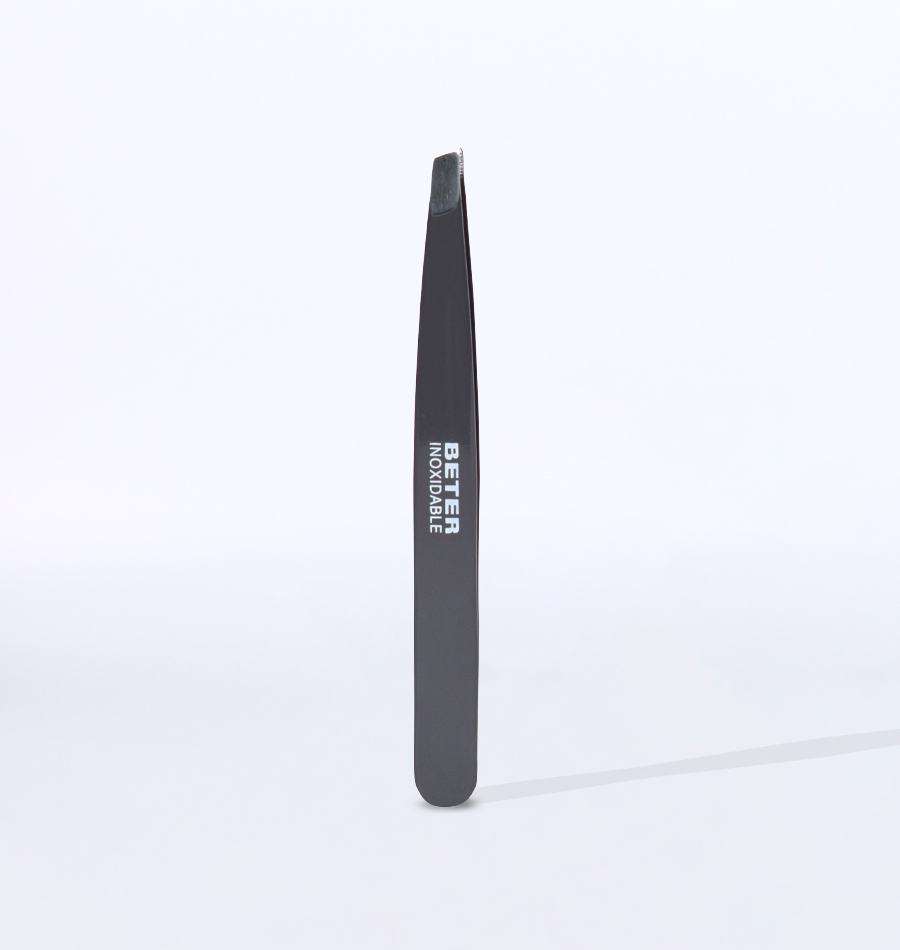 Beter Pinza de depilar punta oblicua inoxidable esmaltada Descuento
