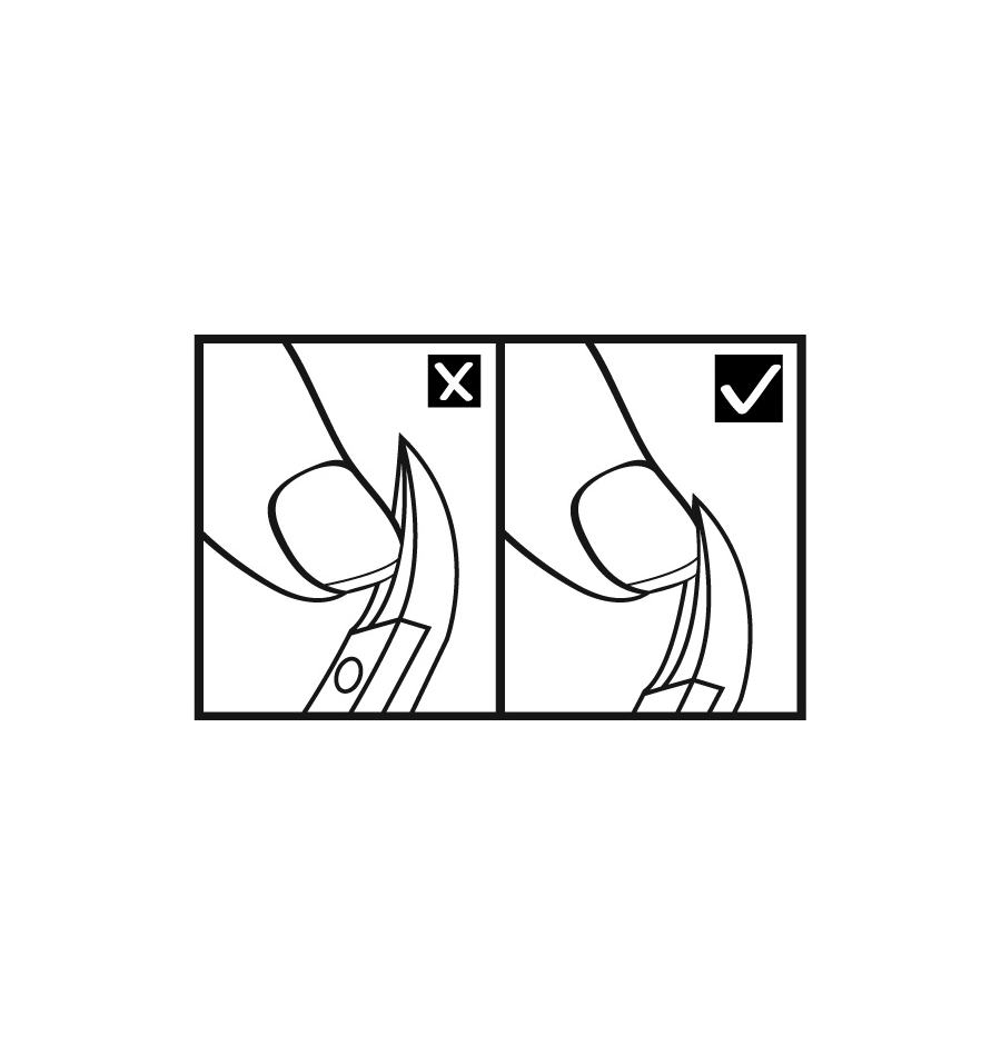 Beter Alicate manicura pieles superpuesto inoxidable Descuento