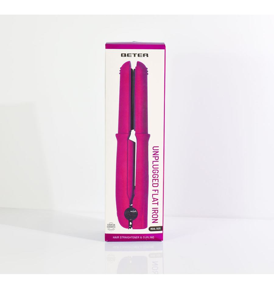 Beter Plancha de cabello inalámbrica GRWM- Rosa En oferta