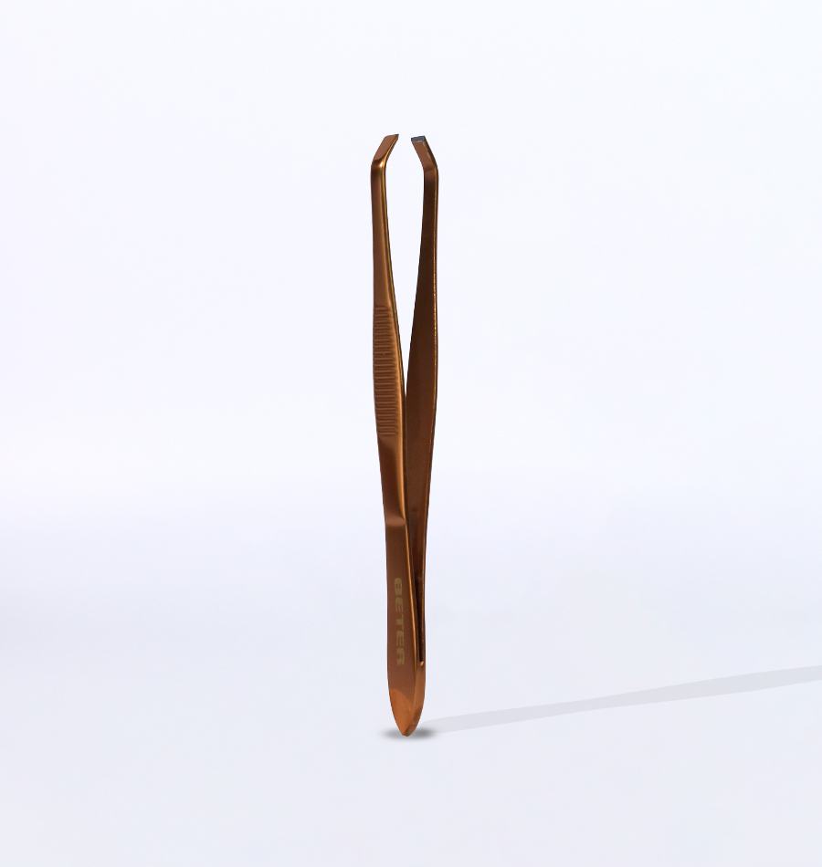 Beter Pinza de depilar punta cangrejo cobreada 8 3 cm Outlet