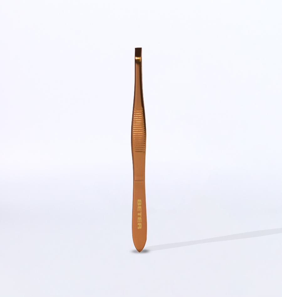 Beter Pinza de depilar punta cangrejo cobreada 8 3 cm Outlet