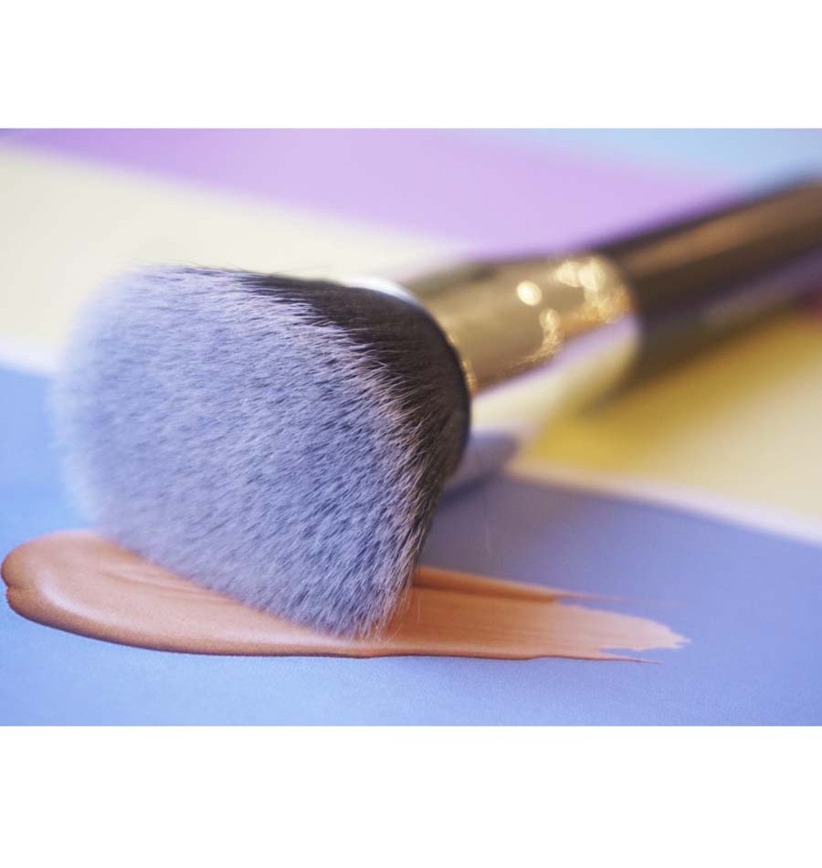 Beter Brocha maquillaje fluido. Pelo sintético Últimos 2 días