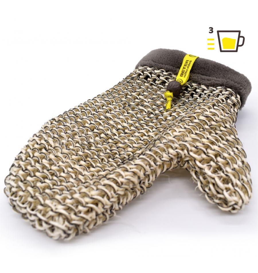 Beter Guante de sisal y lino Coffee O clock En oferta