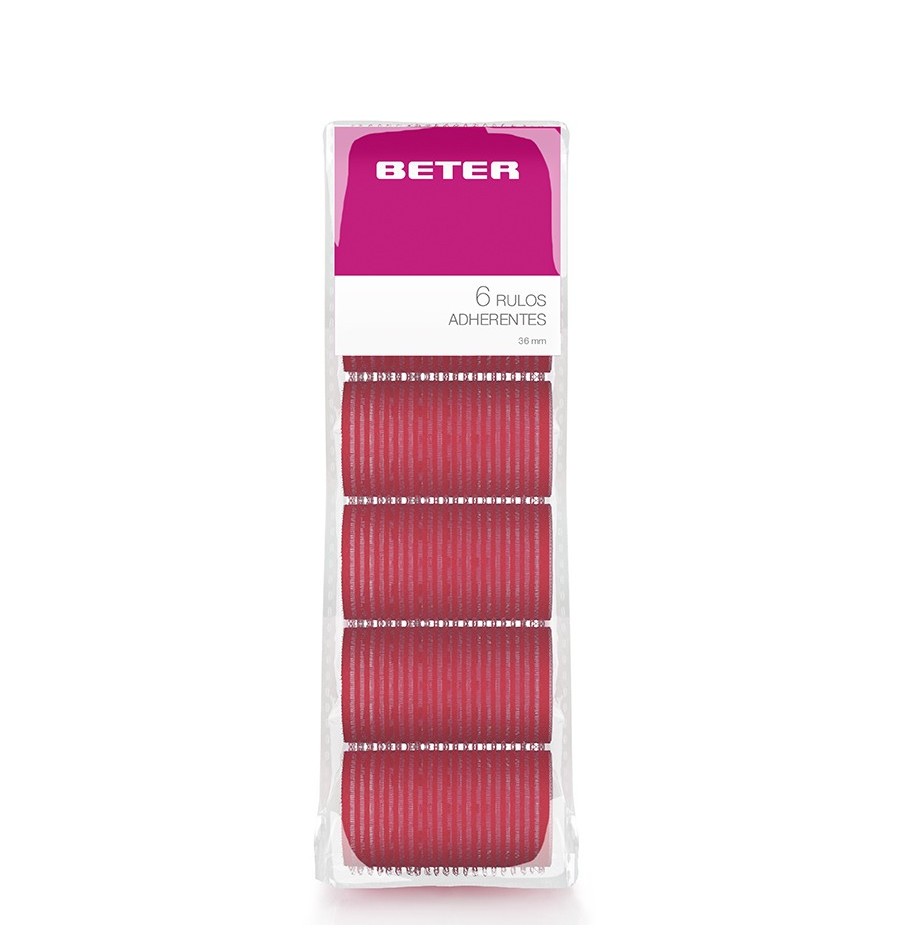 Beter 6 Rulos autoadherentes 36 mm