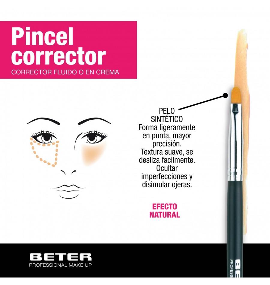 Beter Pincel corrector. Pelo sintético Envío gratis